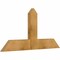 Ekena Millwork Portland Rough Sawn Timber Gable Bracket, Western Red Cedar, 48"W x 24"H x 2"D x 6"F, 12/12 Pitch GBW048X24X0206POR00RWR - alternate 5